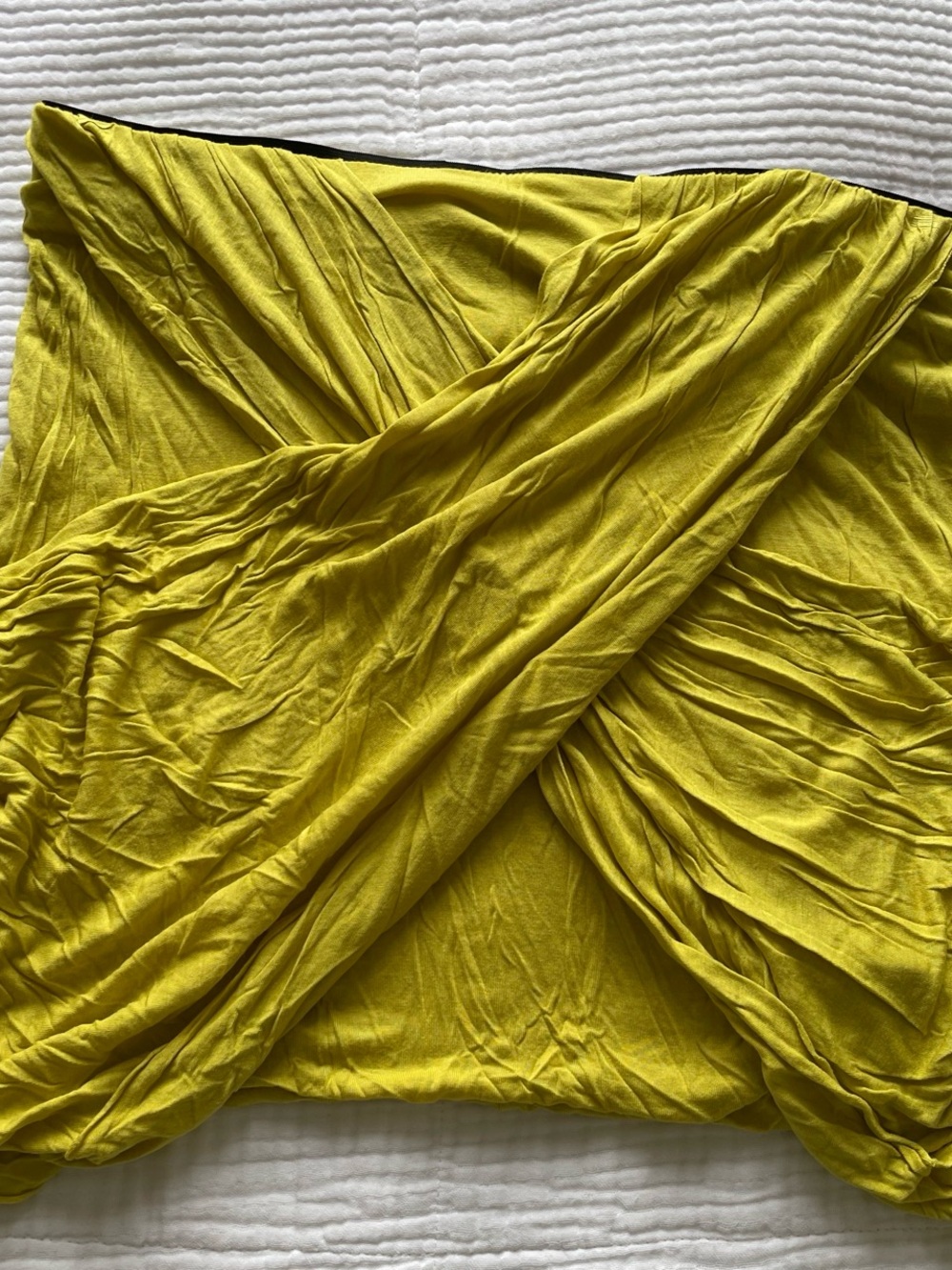 silence + noise Bright Lime Yellow Sexy Skirt